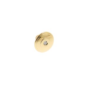Pomo para mueble, zamac y cristal 30 mm de diam