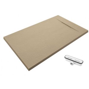 Plato de ducha 90x150 nilo moka ral 1001