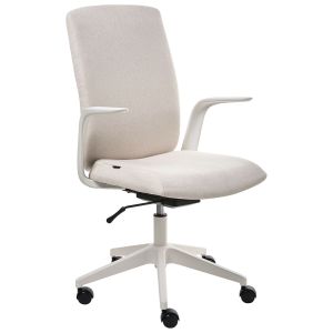Silla de oficina captain tela beige