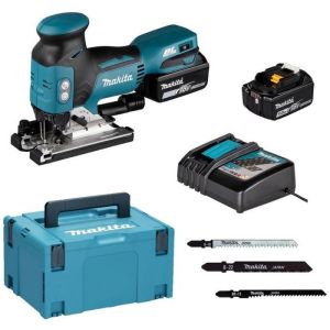 Sierra de calar 18v lxt (2x5,0 ah) en makpac - Makita djv181rtj