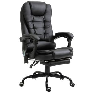 Silla de masaje 67x79x121 cm pu vinsetto, oficina - sillas de oficina
