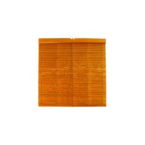 Persiana de madera | 110 x 160 cm - naranja (barnizada)
