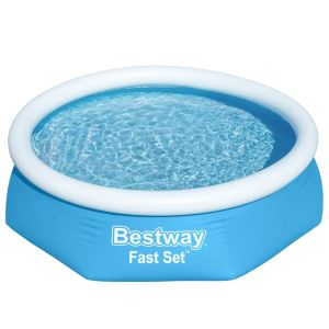 Bestway fast set piscina hinchable redonda 244x66 cm 57265