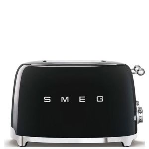 Tostadora smeg 4 rebanadas - años 50 - negro - 2000w