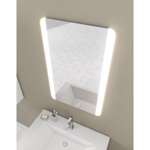 Espejo c/luz LED retroiluminado border lines 70x45cm
