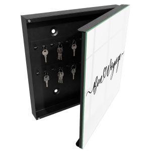 Caja para llaves 30x30x5 viaje del corazón, apertura derecha tulup