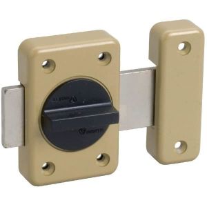Cerradura rxp con pulsador cilindro bronce 40mm - vachette - 16401000