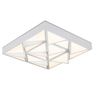 Lámpara de techo plafón LED diamond  azabak - 126 w - blanco - metal