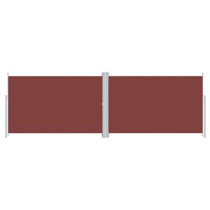 vidaXL toldo lateral retráctil marrón 220x600 cm