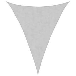 vidaXL toldo de vela poliéster oxford 100% gris claro 5x6x6 m