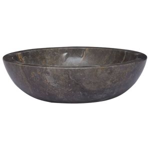 Lavabo gris mármol ø40x12 cm es1829