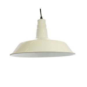 Lámpara techo blanca estilo industrial diámetro 36cm E27
