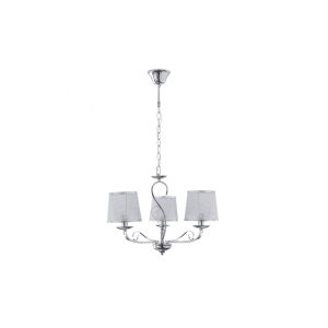 Sumba chandelier 3xe14 metal / textile chrome