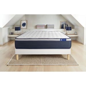 Pack colchón actimemo max 120x210cm + somier multiláminas, espuma viscoelás