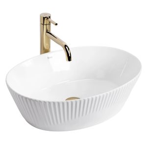 Rea lavabo sobre encimera astoria, 49x34x15 cm