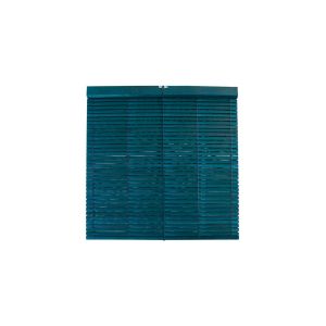 Persiana de madera | 75 x 100 cm - azul (barnizada)
