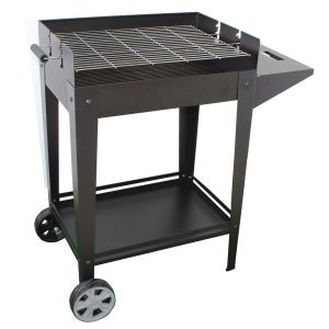 Barbacoa denia con parrilla regulable para carbón