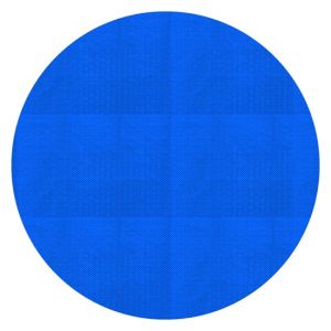 Cubierta solar para piscina redonda ø 488 cm azul, espesor de 400 µm