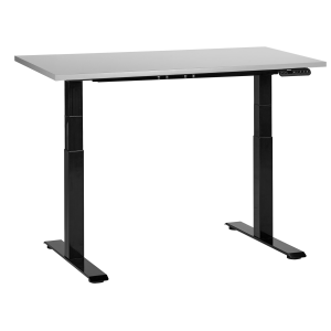 Escritorio de altura regulable eléctrico destines 120 cm 72 cm gris/negro