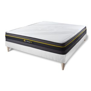 Pack colchón active 160x210cm + somier multiláminas, espuma viscoelástica ,