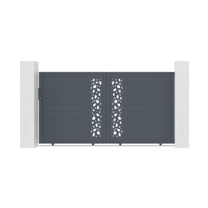 Pack puerta corredera 3m sunny a.160cm + 2 postes a.190cm