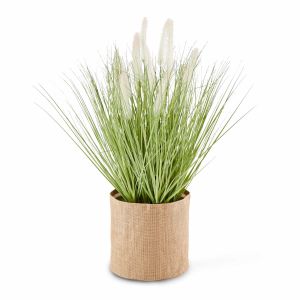 Oviala - planta artificial verde en maceta h 75