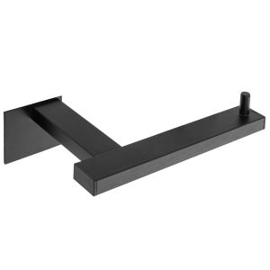 Rea portarrollos de papel higiénico black mat 392599, 16x11x11 cm
