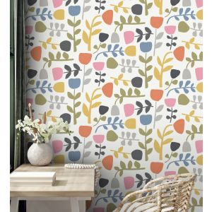 Papel pintado gaulan   flores diseño 5.23m²