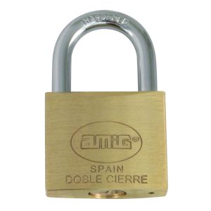 Amig - candado de seguridad | incluye 2 llaves | arco normal | latón y arco
