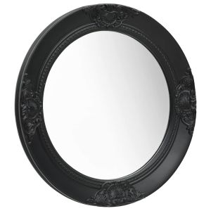 vidaXL espejo de pared estilo barroco negro 50 cm