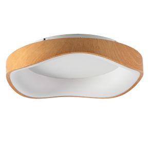 Plafón LED arina, 40cm,36w, Veta de madera de metal ,3000/4000/6000k