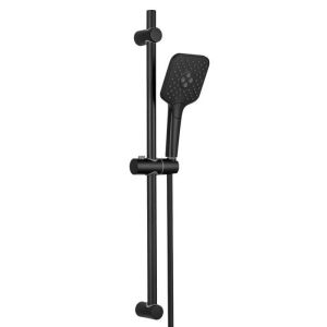Barra de ducha ajustable - lonheo max - lonheo max - acero inoxidable - neg