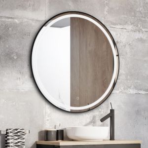 Espejo baño aurora 60 cm LED fría frontal regulable