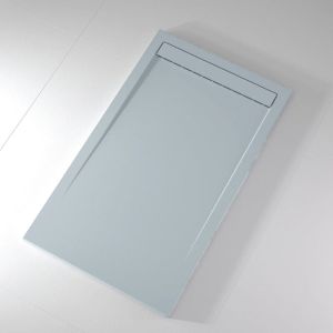 Plato de ducha pizarra clever ceniza  70x200 cm rejilla color