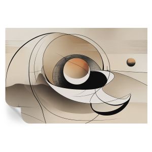 Papel pintado autoadhesivo abstracción armoniosa 104x152 tulup