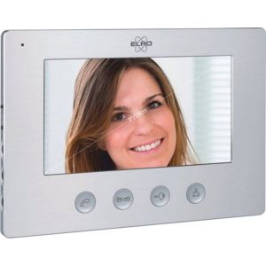 Monitor de intercomunicación de puerta - elro - dv4000-m - pantalla de 7 pu