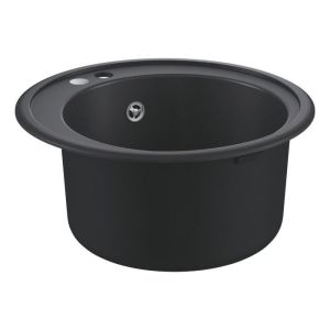 Fregadero de material compuesto - grohe - k200 - 1 seno - integrado - negro
