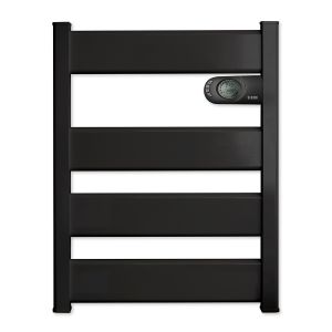 Radiador seca toallas cerámico Lysa 500w negro mate HJM