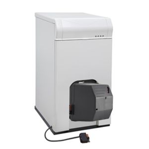 Caldera fuel fundición chimenea biofioul sun sannover 40 kw con quemador