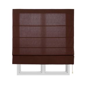 Storesdeco | estor plegable varillas, estor textil chocolate, 105 x 175cm