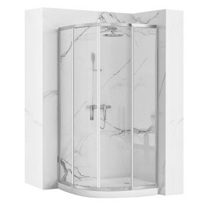 Rea cabina de ducha look chrome 80x80 sin plato de ducha, 79,5x79,5x190 cm