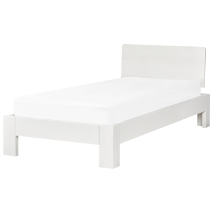 Cama madera de pino royan 90 x 200 cm blanco
