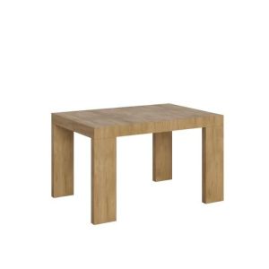 Mesa extensible rectangular - roble - 90x140/244 cm