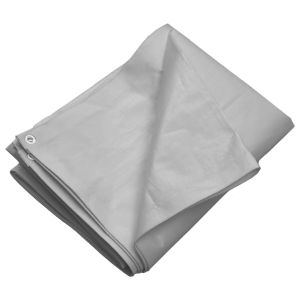 vidaXL lona hdpe gris 260 g/m² 3x6 m