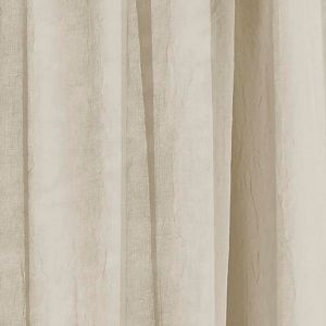 Cortina fruncida visillo beige semitransparente 140x280cm veskara