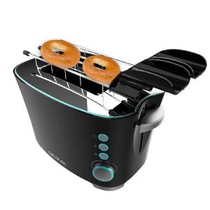 Cecotec tostadora toast&taste double b, 650 w de potencia, doble ranura