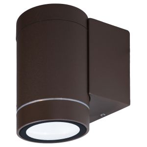 Aplique para exterior 1xgu10 marrón ip54