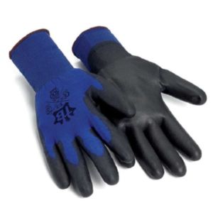 Guante nylon palma poliretano fino negro fine500 talla s-7