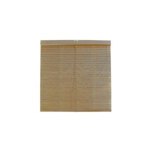 95 x 200 cm | ocre (pintada) | persiana de madera - jardin202