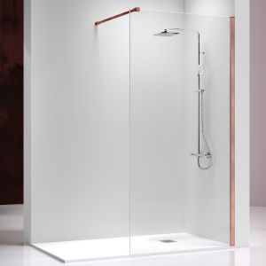 Panel fijo de ducha fresh rose oro rosa - 118/119 cm